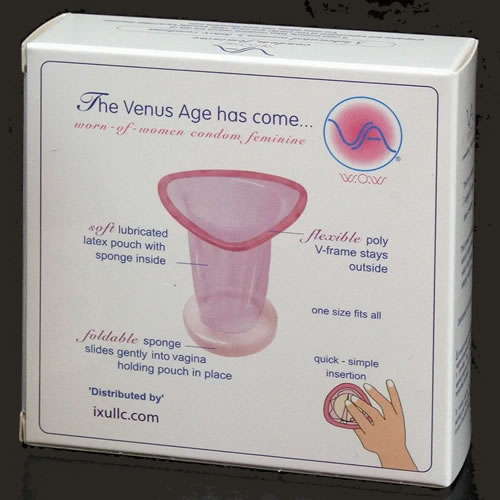 VA w.o.w. «Condom Feminine» 3 lubricated female condoms, made of latex