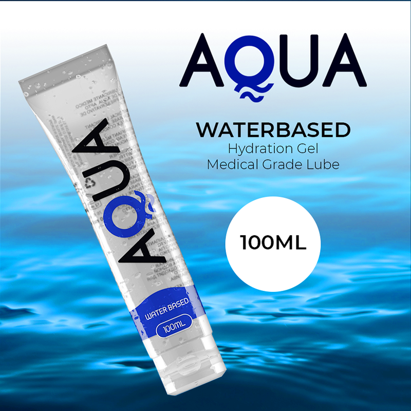 AQUA «Waterbased Lubricant» 100ml wasserbasiertes Gleitgel für natürliche Intim-Momente