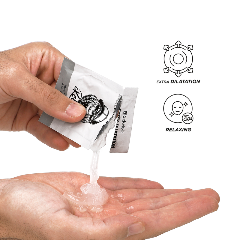 Black Hole «Extra Dilatation» Anal Relax Gel 6ml wasserbasiertes Gleitgel für Analsex, Sachet