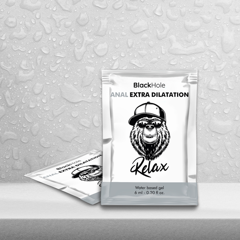 Black Hole «Extra Dilatation» Anal Relax Gel 6ml wasserbasiertes Gleitgel für Analsex, Sachet