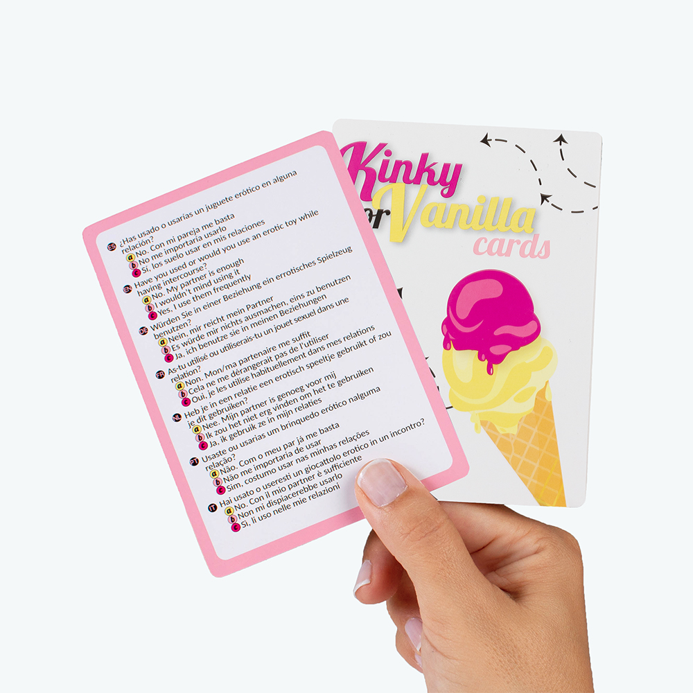 Secret Play «Kinky or Vanilla» erotisches Spiel für Paare, für ein besseres sexuelles Verständnis