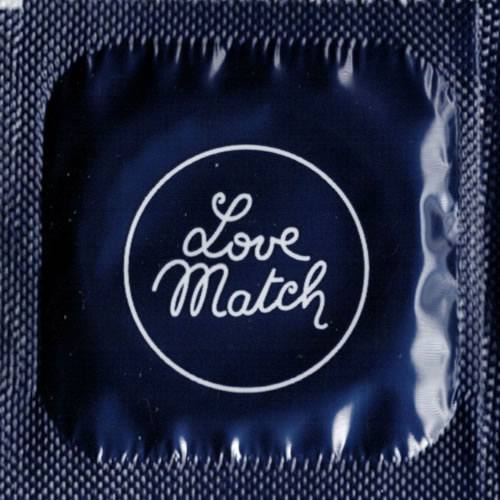 Love Match «Trebastoni» 3 klassische Kondome im Retro-Design