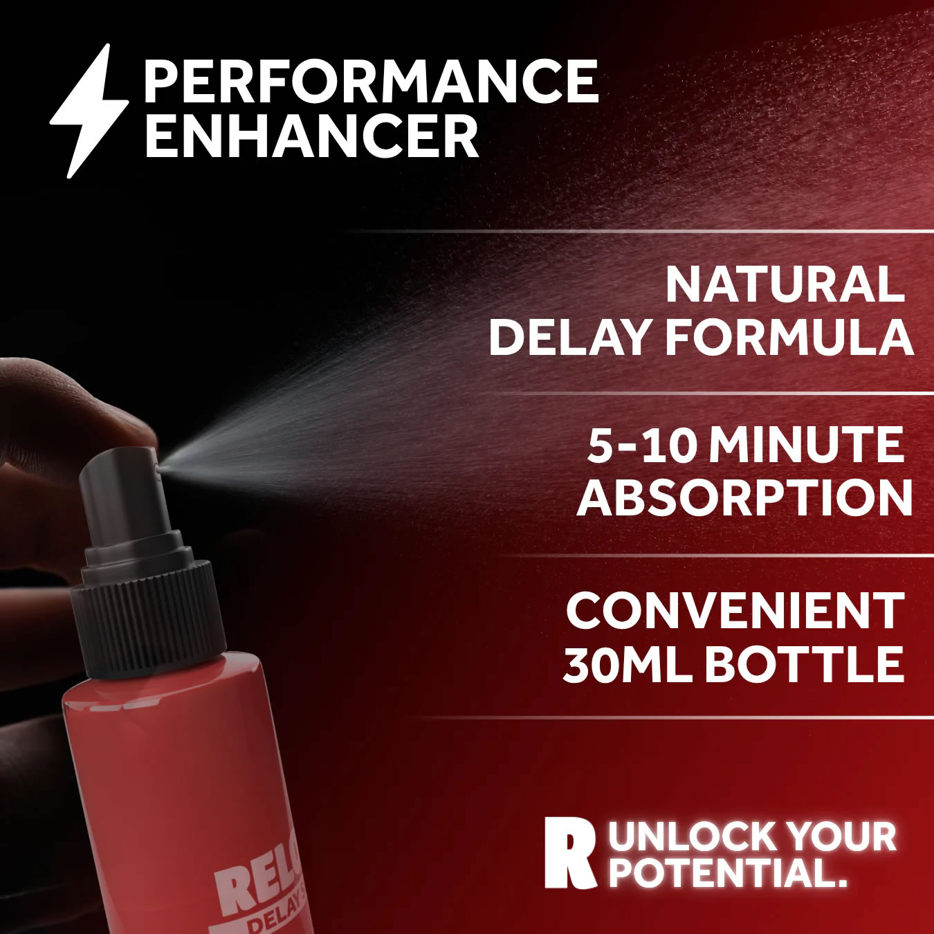 Reload «Delay Spray» 30ml aktverlängerndes Spray für längeres Vergnügen