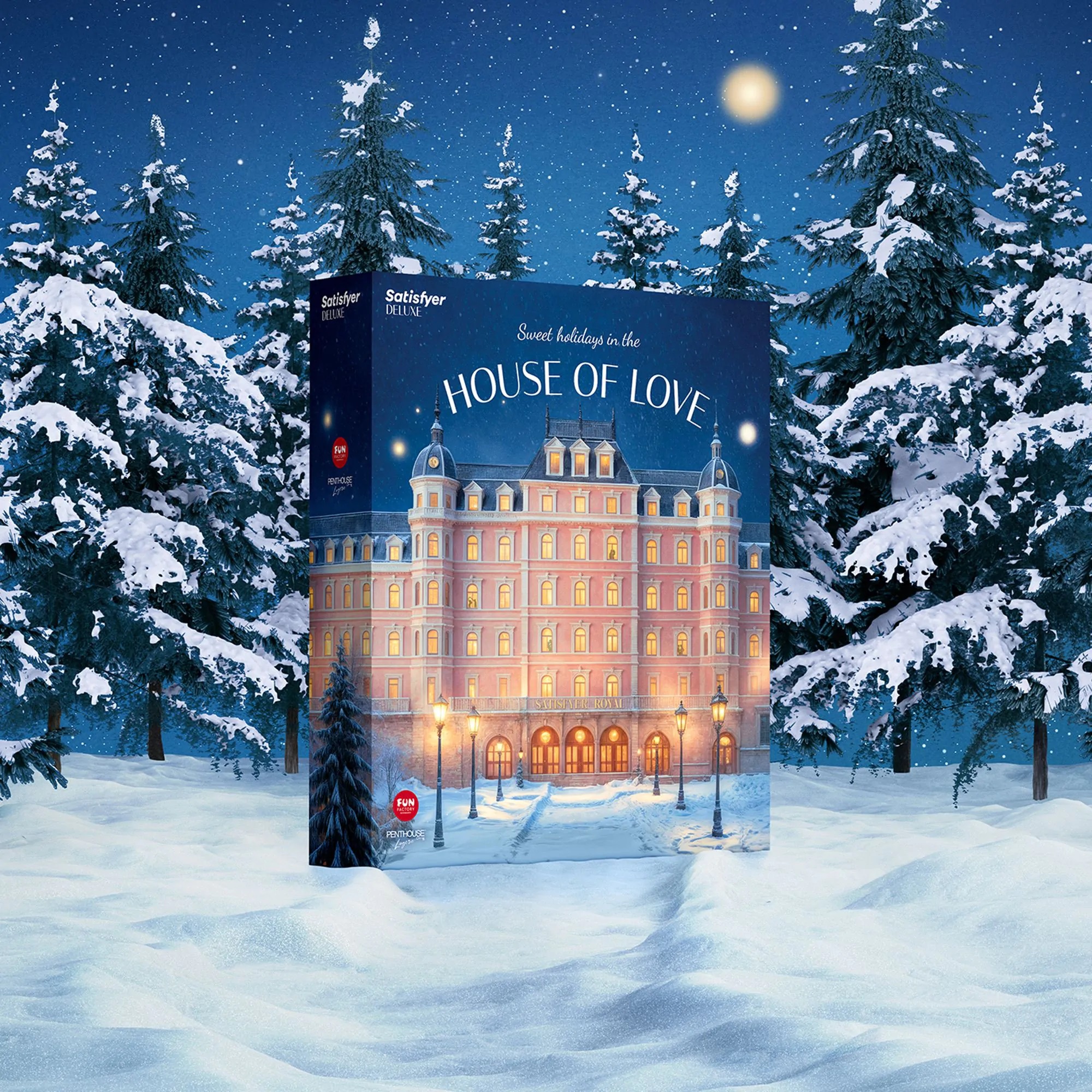 Satisfyer Deluxe Erotik Adventskalender «House of Love» erotischer Weihnachtskalender mit 24 hochwertigen Geschenken