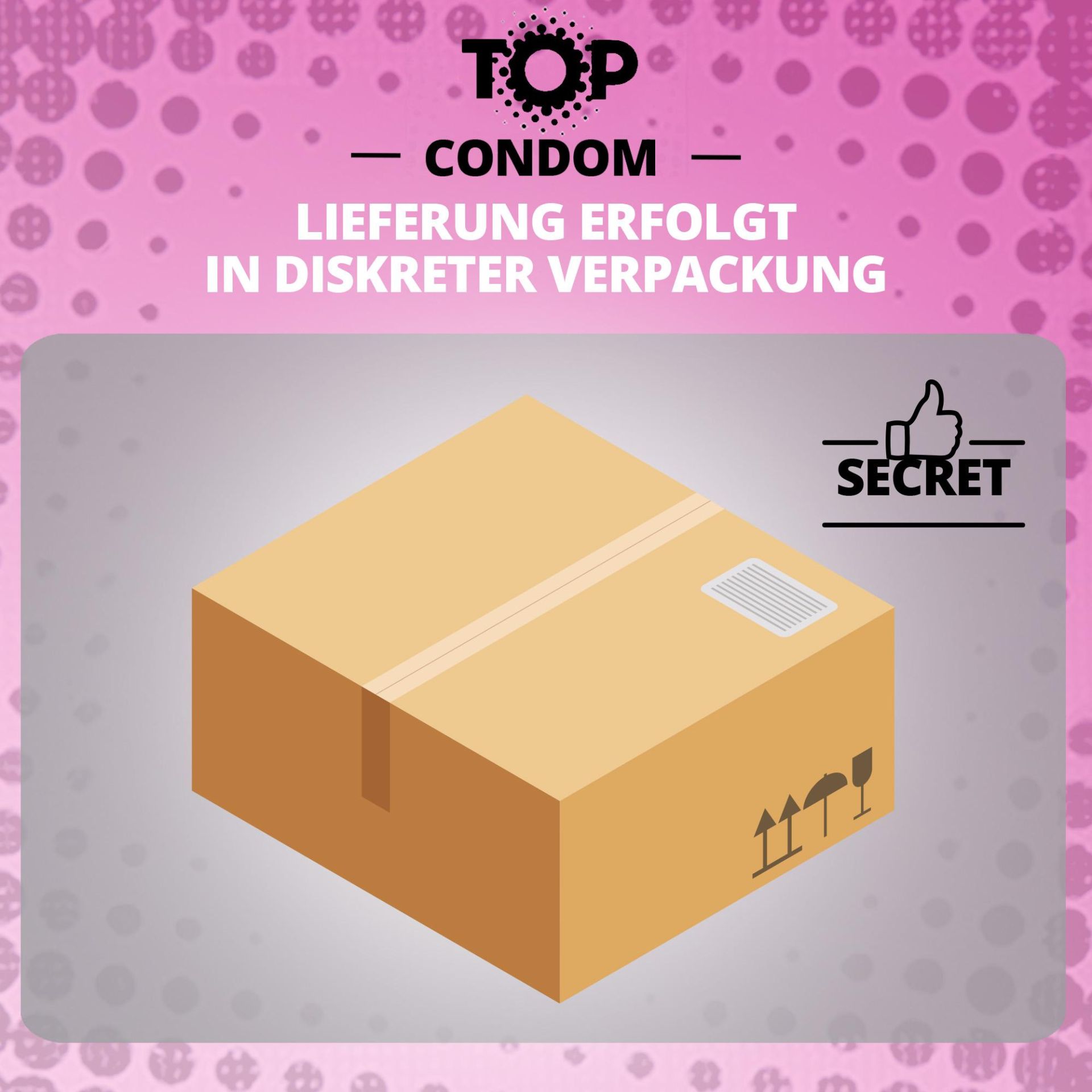 TOP «Morse Code for Pleasure - Send all the Right Signals», 40 gerippt/genoppte Kondome