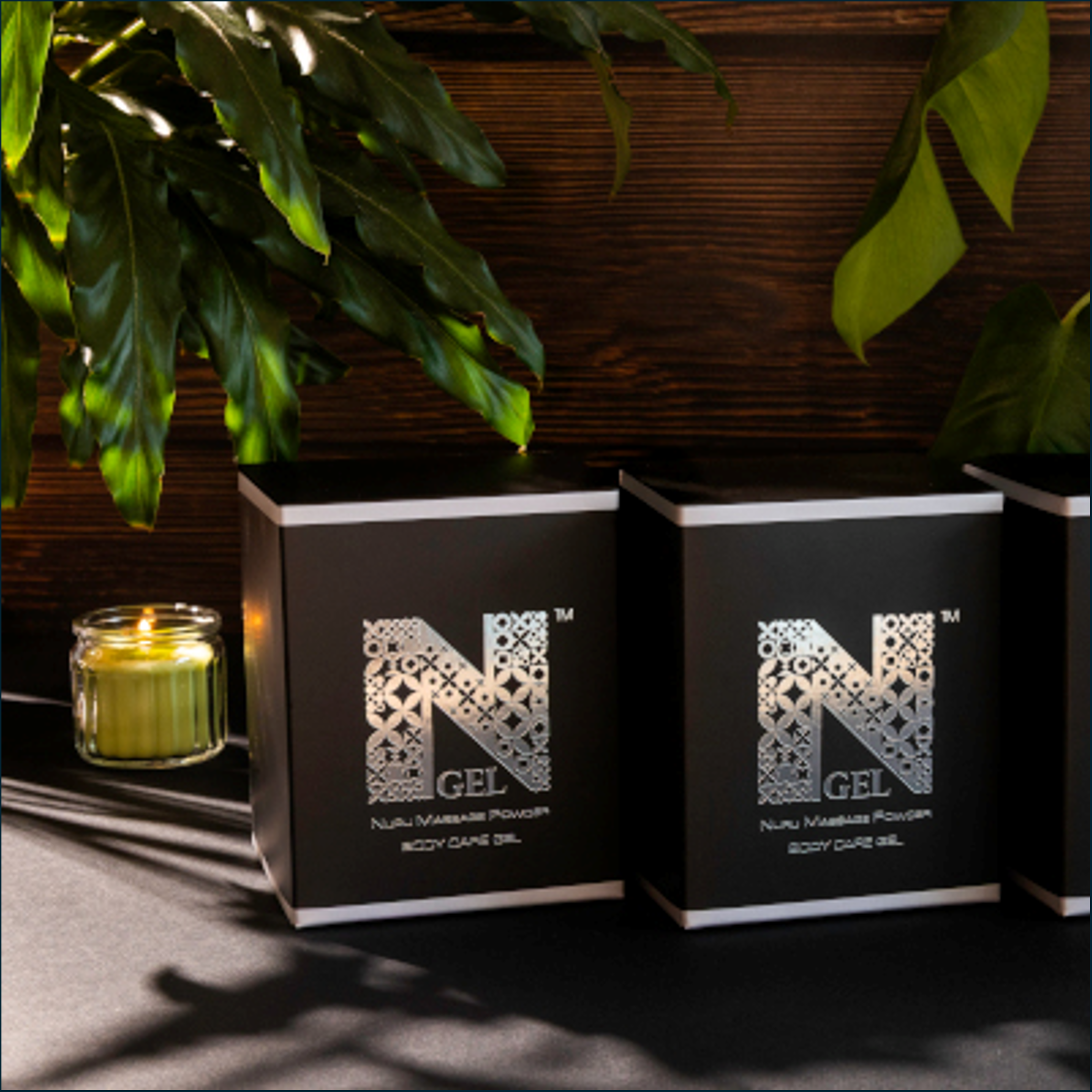 NGel «Professional» Nuru Massage Powder, für bis zu 45 L Ganzkörper-Massagegel mit Nori & Aloe Vera, 450g