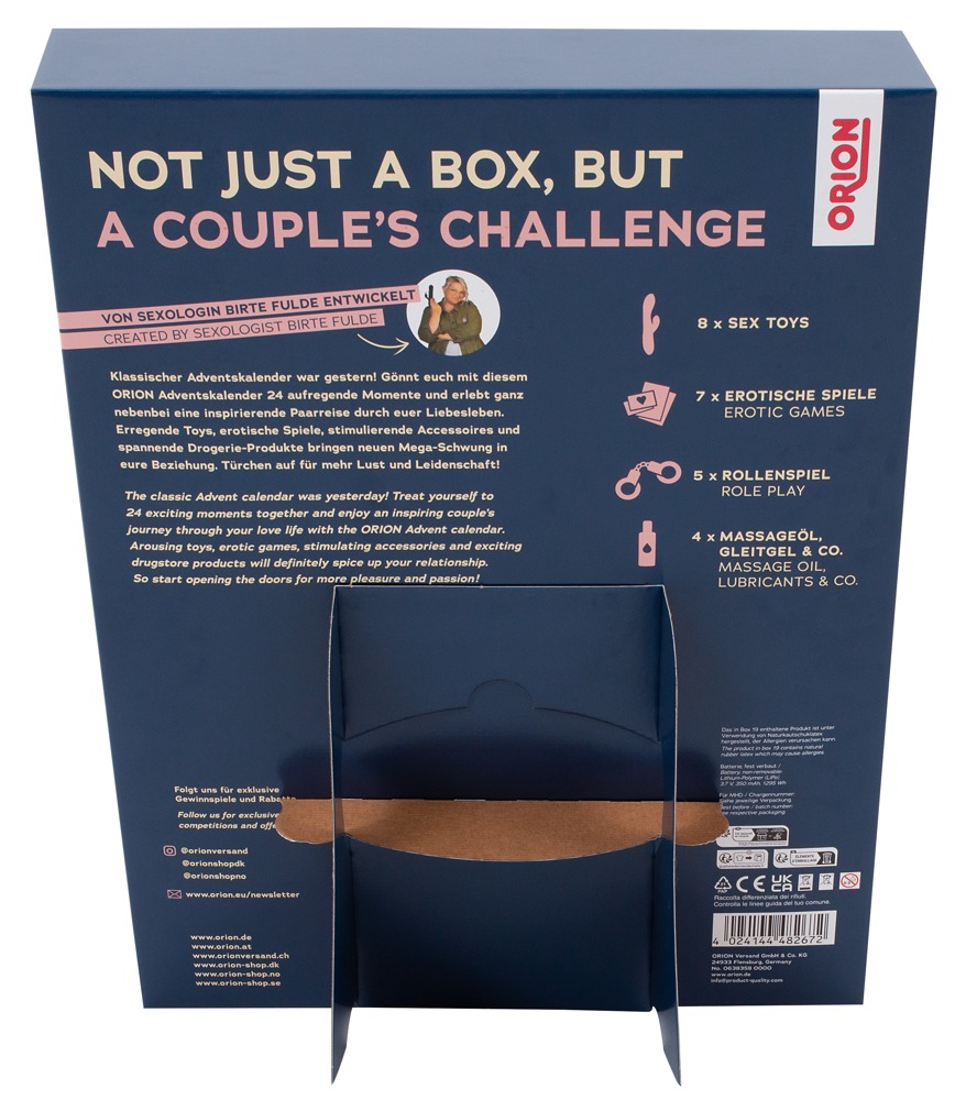 Orion Adventskalender «Holy Nights» erotischer Weihnachtskalender mit 24 einzelnen Geschenkboxen