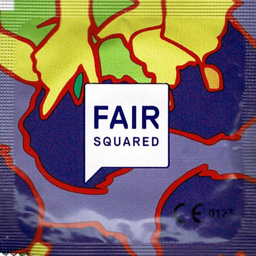 Fair Squared «Intense» 10 vegane und stimulierende Fair-Trade-Kondome