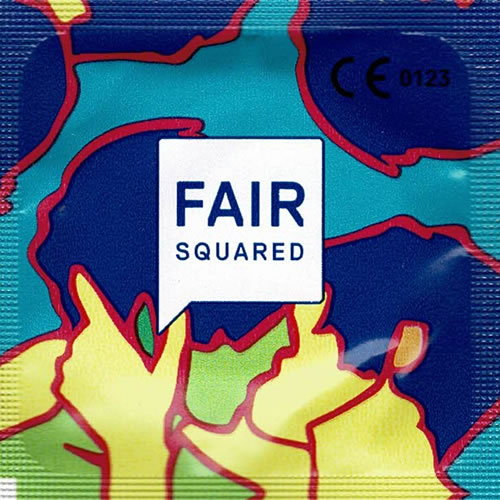 Fair Squared «Smooth» 10 vegane und extra feuchte Fair-Trade-Kondome