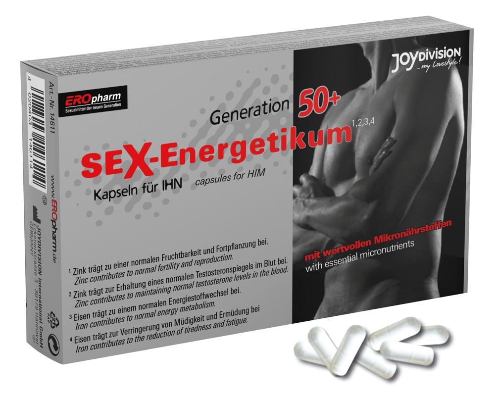 Joydivision Eropharm «Sex-Energetikum 50+» 40 Kapseln für Männer ab 50
