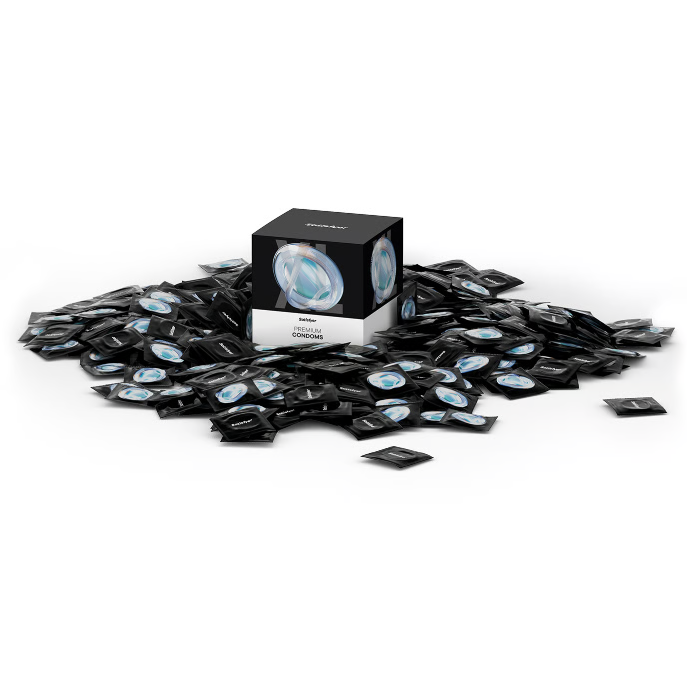 Satisfyer «Premium Condoms 60» 100 Lovetoy-kompatible Kondome in Größe XL