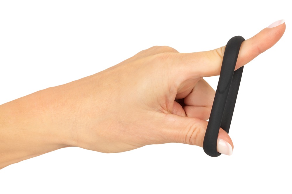 Erecto Liquid Silicone «Single Cock Ring» seidig-weicher Penisring für ein aufregendes Tragegefühl