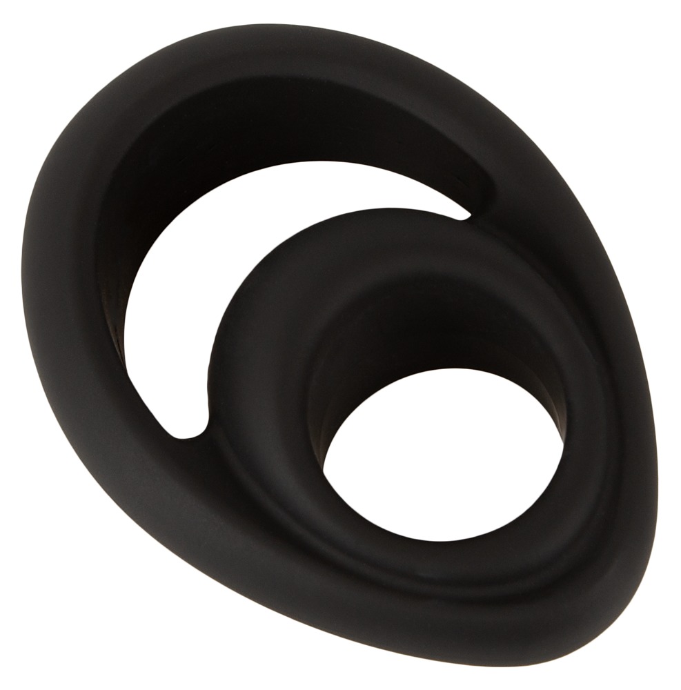 Erecto Liquid Silicone «Cock & Ball Ring 2» seidig-weicher Penis- und Hodenring für ein aufregendes Tragegefühl