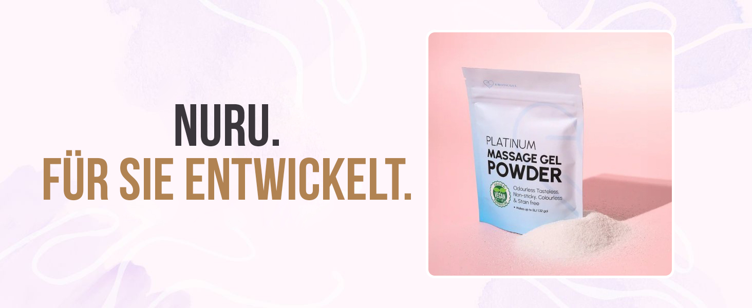 EROTICGEL «Platinum Massage Gel Powder» 50g japanisches Massagegel-Pulver aus natürlichen Inhaltsstoffen (17)
