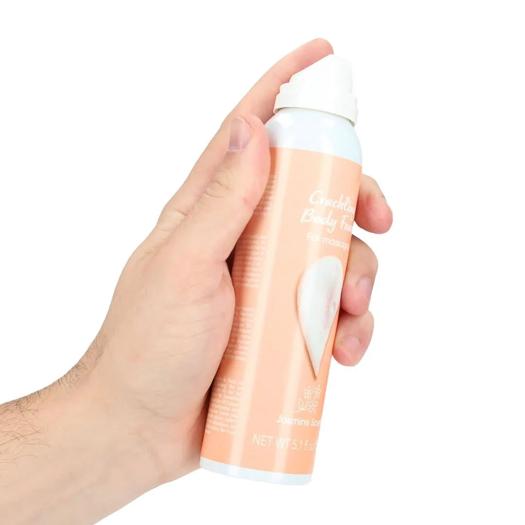 Pharmquests «Crackling Body Foam» 150 ml knisternder Massageschaum mit Jasmin-Duft (1)