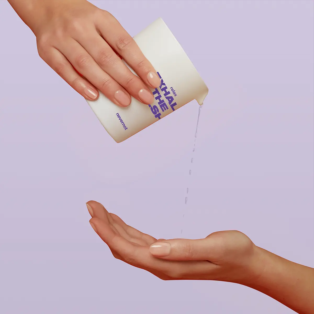 Nevernot «Relax» Exhale the Bullshit - entspannende Massagekerze 170g (3)