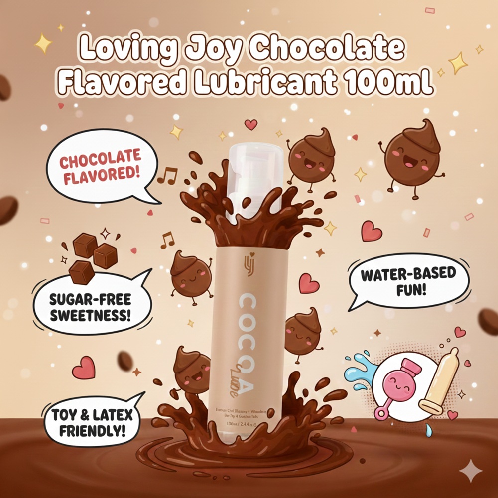 Lovingjoy «Cocoa Lube» 100ml Gleitgel, Oral geeeignet, feuchtigkeitsspendend - mit Schokoladengeschmack (2)