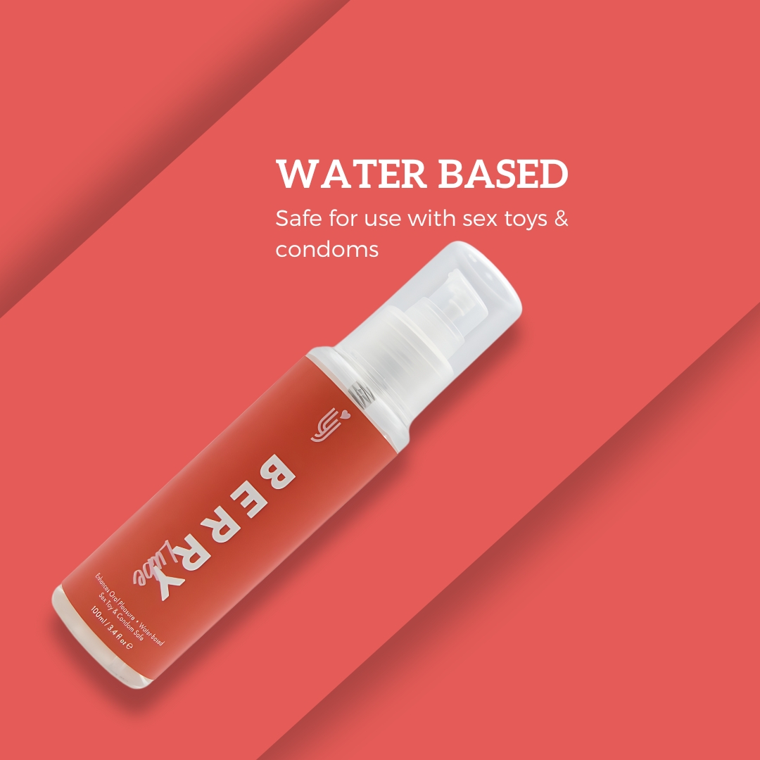 Lovingjoy «Berry Lube» 100ml Oral Gleitgel, feuchtigkeitsspendend - mit Erdbeergeschmack (18)