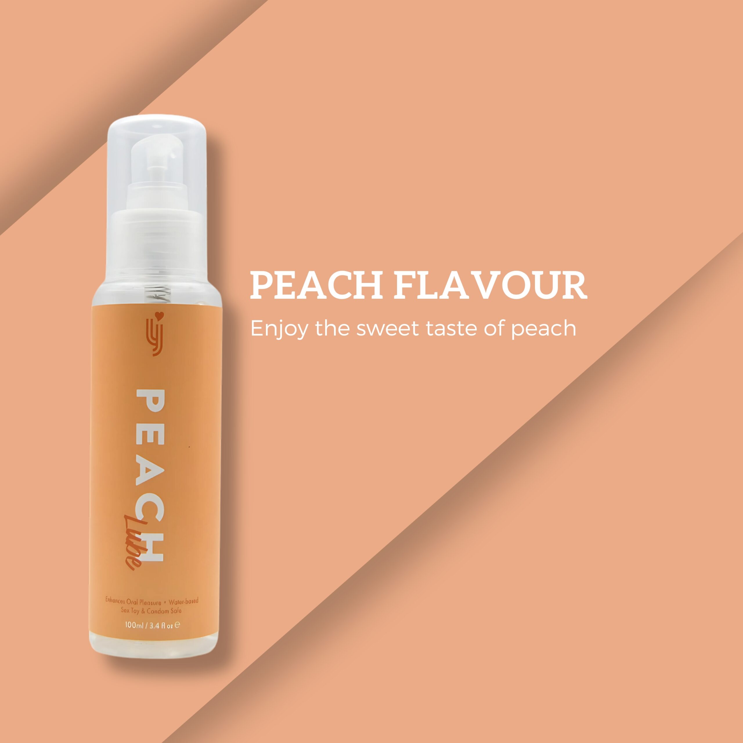 Lovingjoy «Peach Lube»  100ml Gleitgel, feuchtigkeitsspendend - mit Pfirsichgeschmack (3)