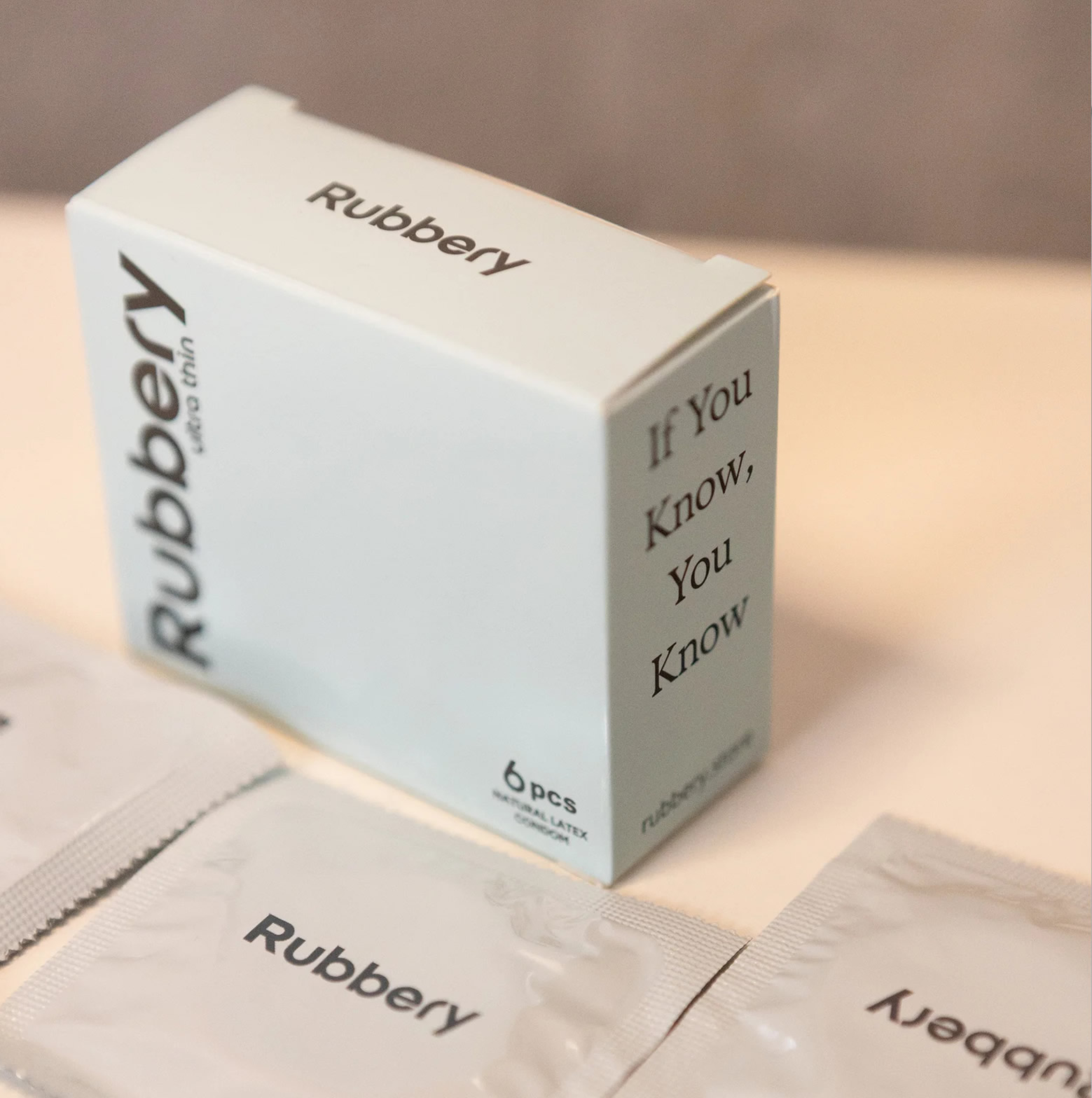 Rubbery «Ultra Thin» 6 gefühlsechte Kondome ohne Latexgeruch (25)
