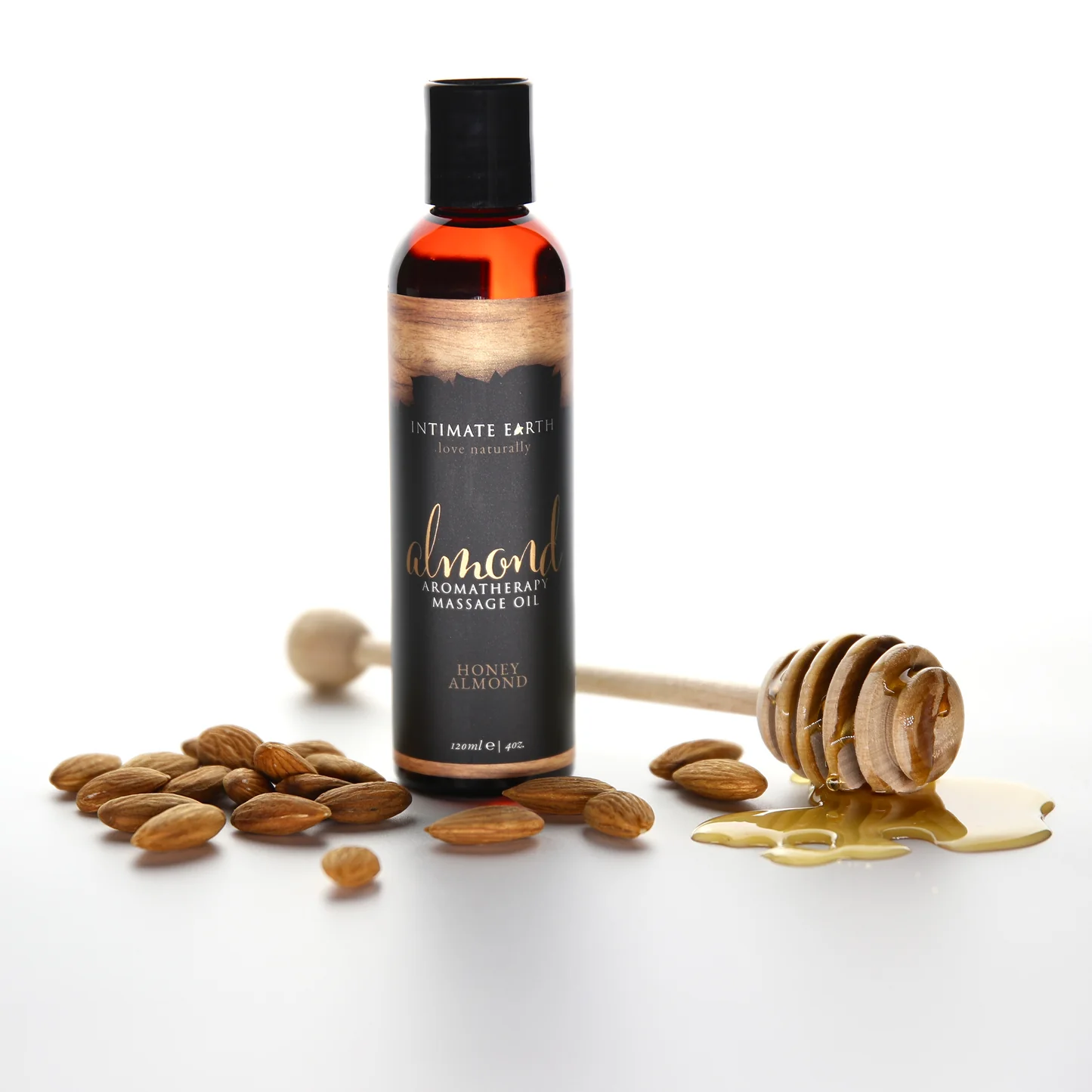 Intimate Earth «Almond» (Honig/Mandel) 120ml natürliches Aromatherapie und Massage-Öl (1)