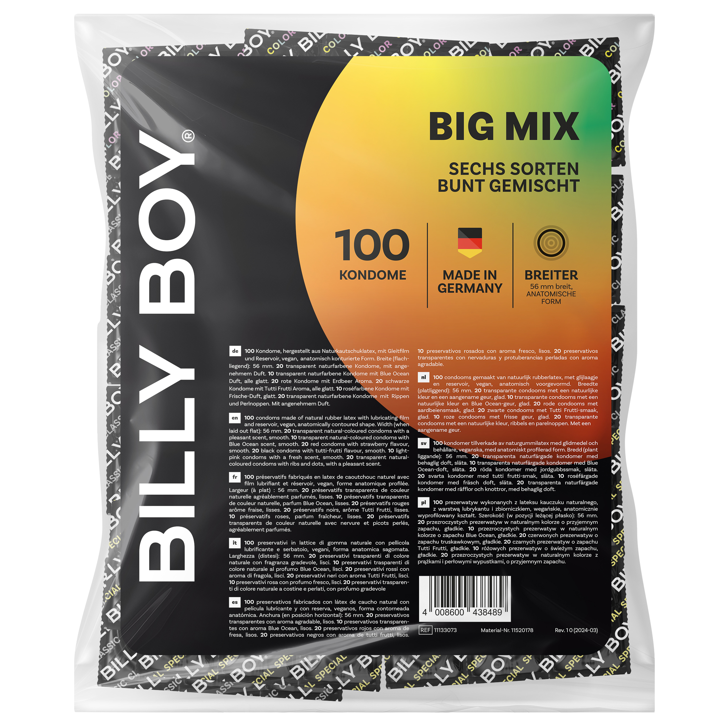 Billy Boy «Big Mix» 100 Kondome im Mix Sortiment, Vorratspackung (1)