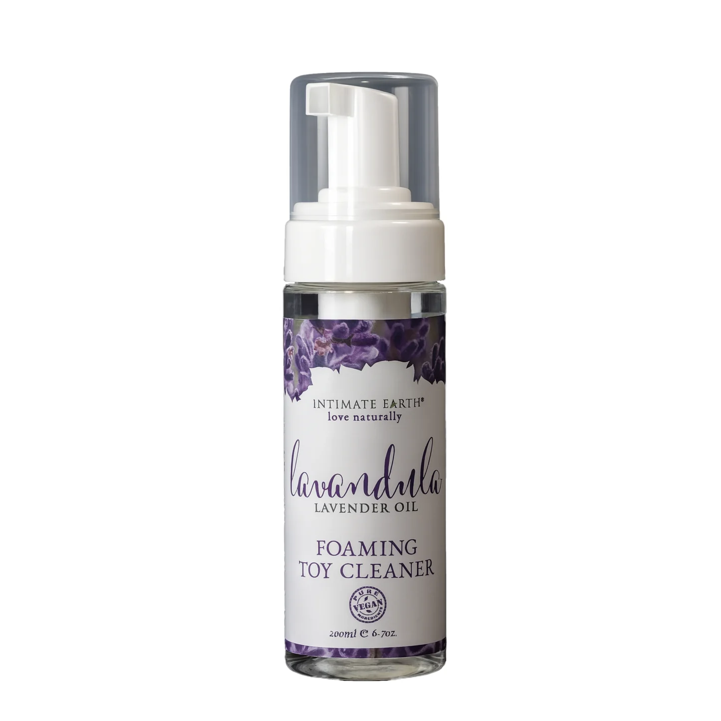Intimate Earth «Lavandula» Foaming Toy Cleaner, 200ml veganer und biologischer Reinigungsschaum für Liebesspielzeuge (1)
