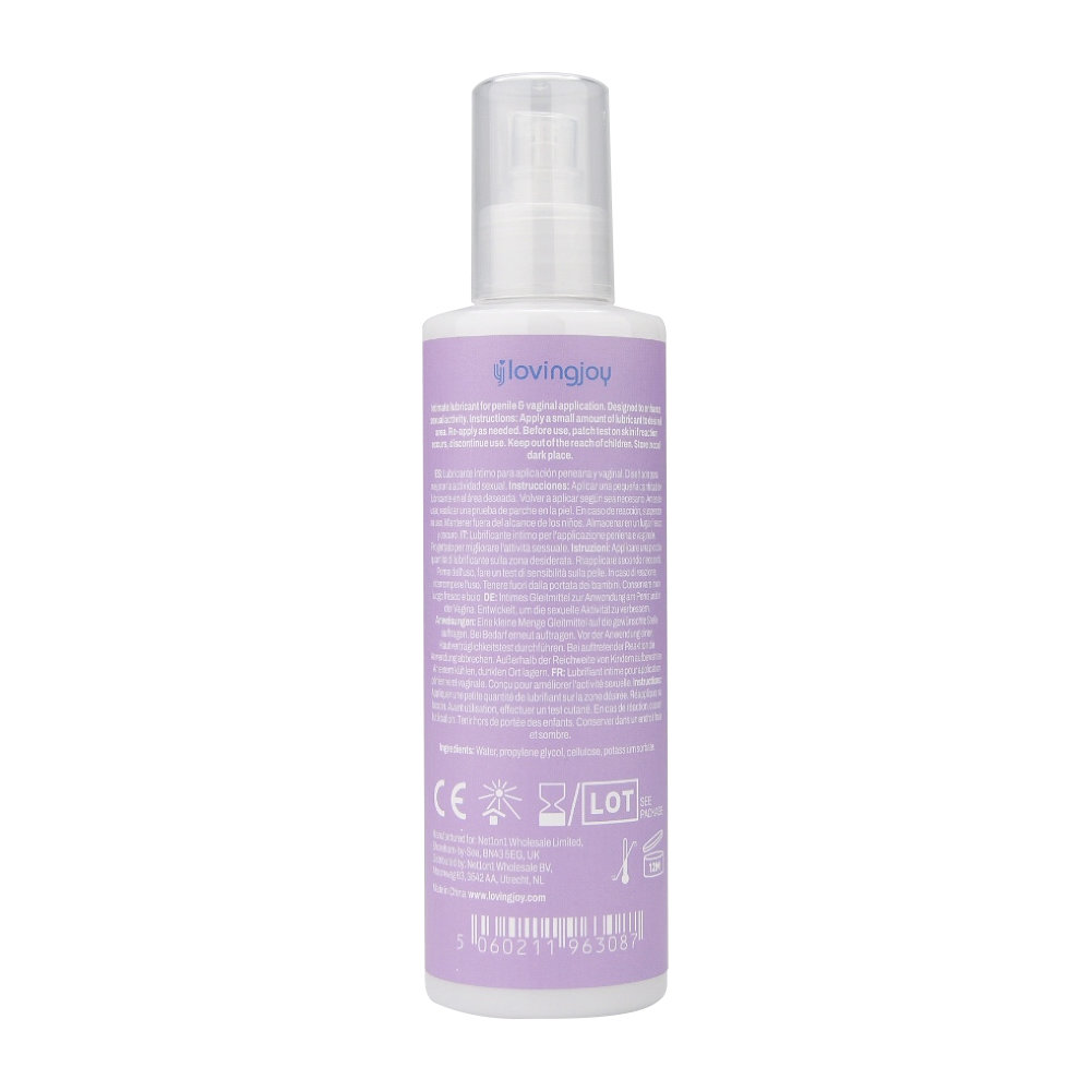 Lovingjoy «Silky Lube» 250ml Gleitgel, vegan freundlich, langanhaltend, ph-neutral (6)