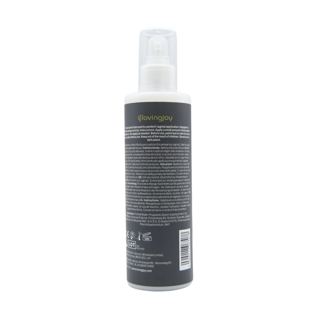 Lovingjoy «Silk Lube» 250ml weißes Hybrid-Gleitgel - für besonders lang anhaltendes Vergnügen (4)
