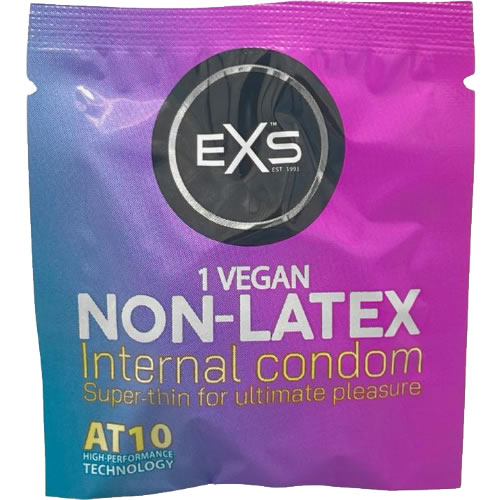EXS «Non-Latex Internal Condom» 4 latexfreie Kondome für Frauen (1)