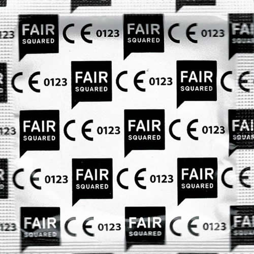 Fair Squared «XL 60» 50 comfortable Fair Trade condoms, vegan (1)