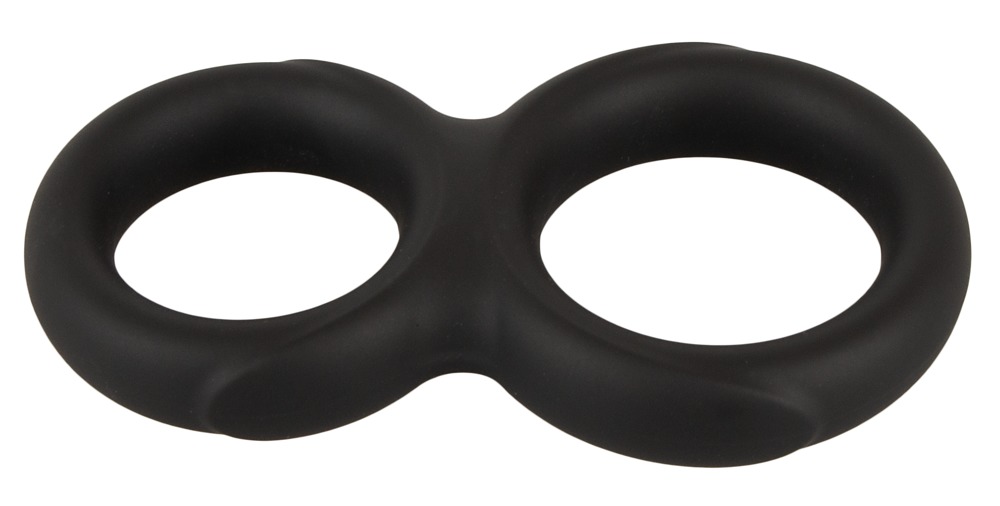 Erecto Liquid Silicone «Double Cock Ring» doppelter seidig-weicher Penisring für ein aufregendes Tragegefühl (4)