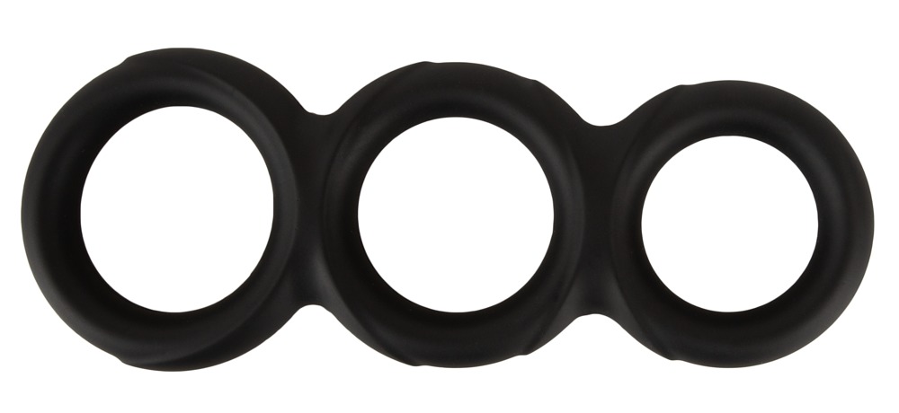 Erecto Liquid Silicone «Triple Cock Ring» dreifacher Penisring für ein aufregendes Tragegefühl (13)