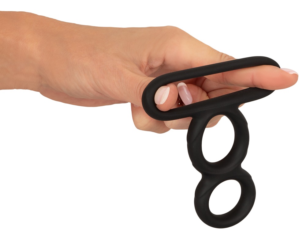 Erecto Liquid Silicone «Triple Cock Ring» dreifacher Penisring für ein aufregendes Tragegefühl (12)