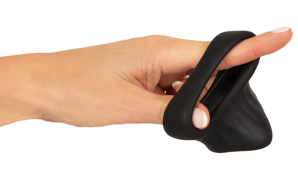 Erecto Liquid Silicone «Cock Ring with Ball Stretcher» sehr flexibel, extra weich, Robust und stabil (2)