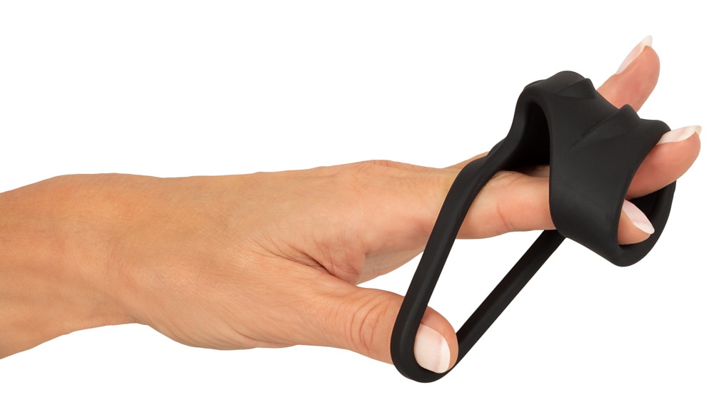 Erecto Liquid Silicone «Cock Sleeve with Ball Ring» super flexibel, extra weich, Länge 8 cm (4)