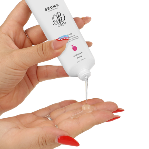 BRUMA «Chicle» Bubblegum, 100ml aromatisiertes Gleitgel mit Aloe Vera und Kaugummi-Geschmack (7)