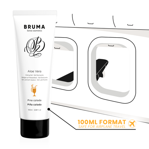 BRUMA «Pina Colada» 100ml aromatisiertes Gleitgel mit Aloe Vera und Cocktail-Geschmack (9)