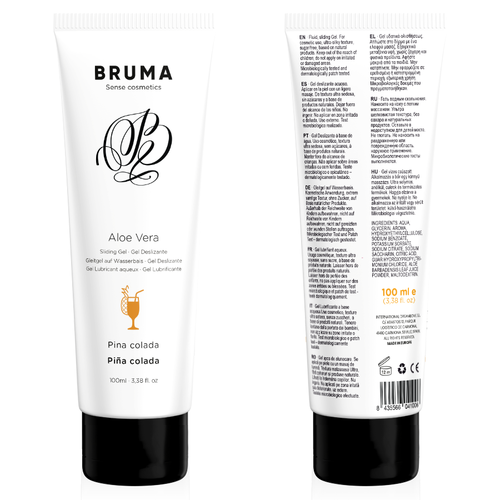 BRUMA «Pina Colada» 100ml aromatisiertes Gleitgel mit Aloe Vera und Cocktail-Geschmack (2)