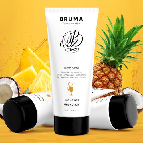 BRUMA «Pina Colada» 100ml aromatisiertes Gleitgel mit Aloe Vera und Cocktail-Geschmack (11)