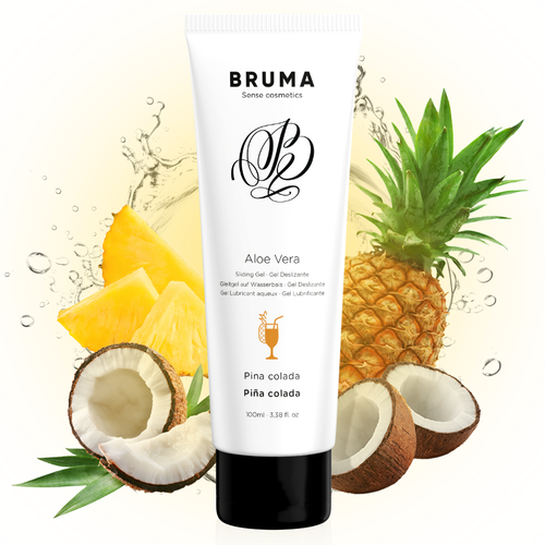 BRUMA «Pina Colada» 100ml aromatisiertes Gleitgel mit Aloe Vera und Cocktail-Geschmack (6)
