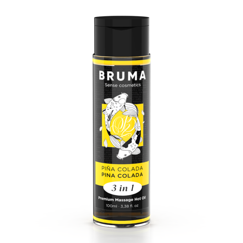 BRUMA «3 in 1 Pina Colada» 100ml wärmendes Massagegel mit Kaugummi-Geschmack (11)