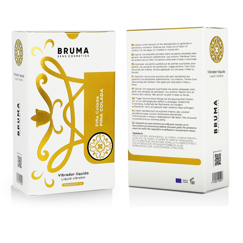 BRUMA «Liquid Vibrator» Pina Colada, 15ml stimulierendes Gel mit Vibrationseffekt (4)