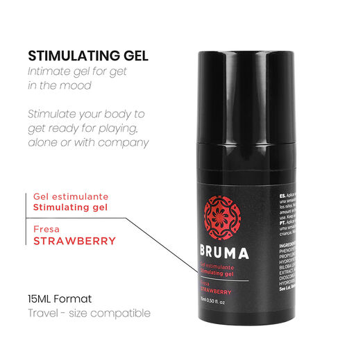 BRUMA «Stimulating Gel» Strawberry, 15ml stimulierendes Gel für intensive Erfahrungen (2)