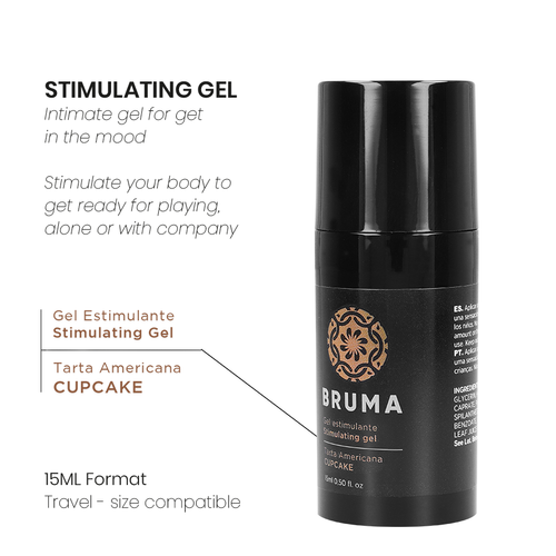BRUMA «Stimulating Gel» Cupcake, 15ml stimulierendes Gel für intensive Erfahrungen (10)