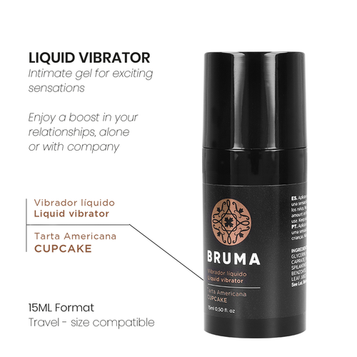 BRUMA «Liquid Vibrator» Cupcake, 15ml stimulierendes Gel mit Vibrationseffekt (6)