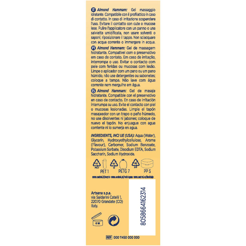 Control 2-in-1 «Almond Hammam» 200ml Gleit- und Massagegel (4)