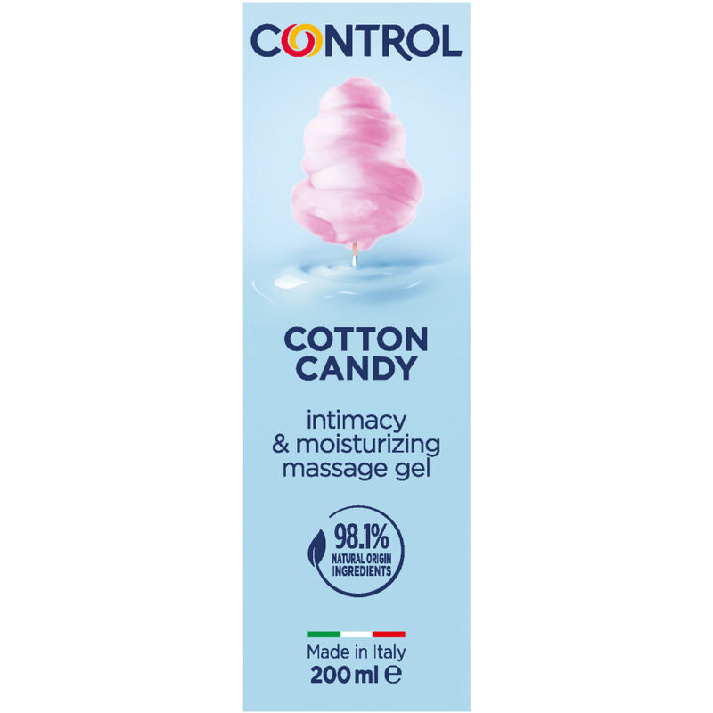 Control 2-in-1 «Cotton Candy» 200 ml Gleit- und Massagegel, mit Zuckerwatte Geschmack (1)