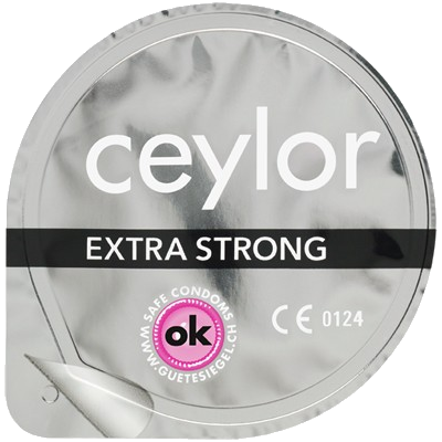 Ceylor «Extra Strong» 6 verstärkte Kondome, verpackt im hygienischen Dösli