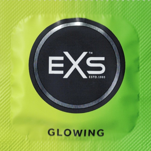 EXS «Glowing Condoms» 3 glowing condoms